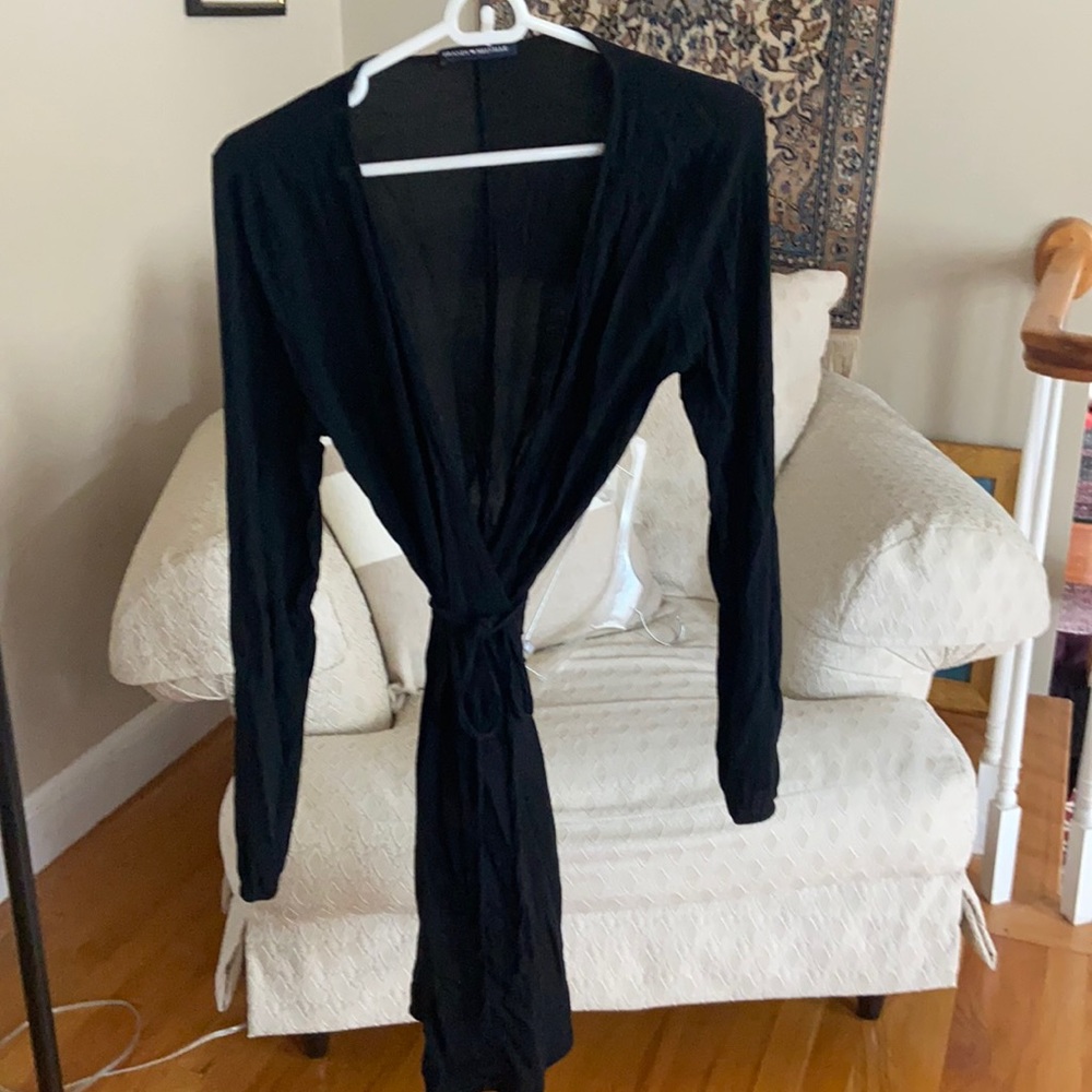 Black Brandy wrap dress